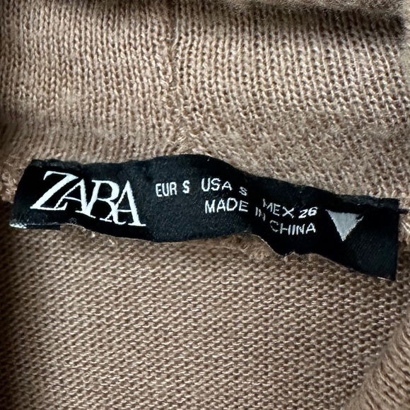 Zara Tan Sweater Dress - Picture 5 of 10